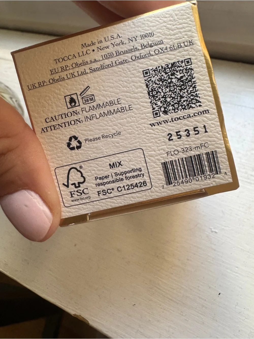 TOCCA Florence - Travel Size - NIB